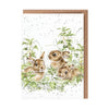 Wrendale Spring Hares Card