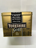 Yorkshire Gold 80's Teabags & Keepsake Caddy