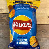 Walkers Cheese and Onion Sharing Bag 150g
