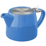 For Life Stump Teapot Blue