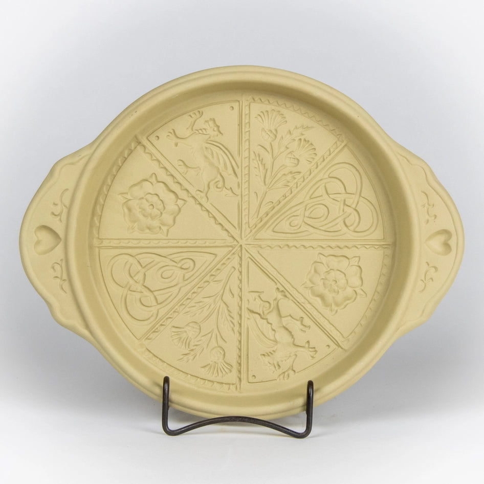 Celtic Ceramic Shortbread Pan British Isles Design Taste Of Britain