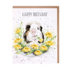 Wrendale 'Dandy Day; Guinea Pig Birthday Card
