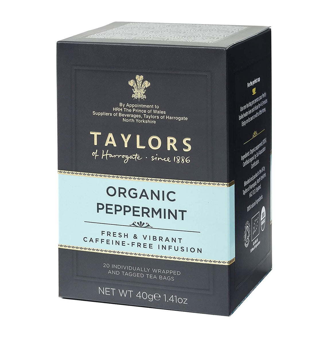 Taylors of Harrogate Organic Peppermint Tea 20 – Taste Of Britain
