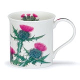 Dunoon Bute Shape Mug - Highland Thistles