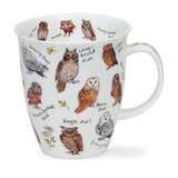 Dunoon Nevis Bird Life OWLS  Mug 16oz