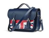Union Jack Midi Satchel - Royal Blue