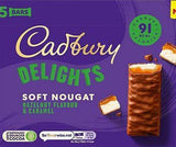Cadbury Delights Bar Hazelnut & Caramel 5 Pk