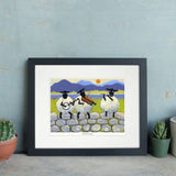 Thomas Joseph Bl-ewe Grass - Sheep Artwork Print