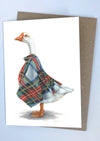 Art by Lana - Dame Goose of Glenfinnan (Greeting Card)