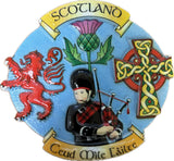 Scottish Collage Clara Fridge Magnet