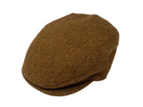 Hanna Hats of Donegal- Irish Tweed Cap Brown XL