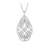 Solvar Silver Large Celtic Knot Pendant