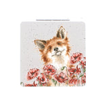 Wrendale Fox Compact Mirror