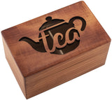Wooden Tea Cutout Box 30 Bag approx.
