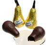 Abtey Poire Williams Brandy Filled Luxury Dark Chocolate Pears .7oz
