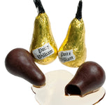 Abtey Poire Williams Brandy Filled Luxury Dark Chocolate Pears .7oz