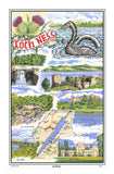 Loch Ness Cotton Tea Towel
