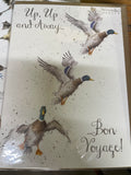 Wrendale 'Up And Away' Duck Card