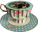 3D Popup Teacup Greeting Card