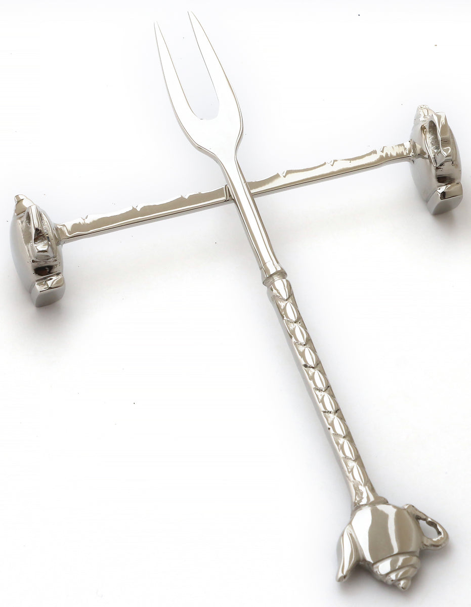 Magic Fork Woven Magic Nickel Polished Cocktail Fork – Taste Of Britain