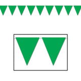 Beistle Green Pennant Banner