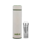 The London Sip Tea Infuser Bottle 16oz Safari Beige