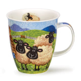 Dunoon Nevis Sheepies Mug with Farmer, Hill and Pen Mugs
