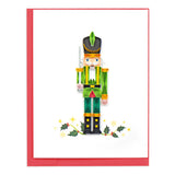 Quilling Card Nutcracker (Lime Green) Card