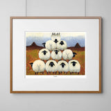 Thomas Joseph Eejits - Sheep Artwork Print