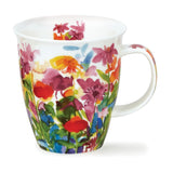Dunoon Nevis Bright Pink Blooms Mug