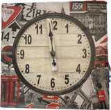 London Scene Canvas Wall clock