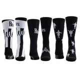 The Beatles Bbc Guitar Tin Crew Socks 3 Pack Set