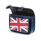 Union Jack Midi Satchel - Royal Blue