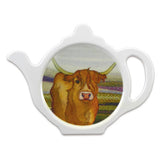 Highland Coo Teabag Tidy