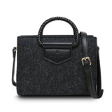 Islander of Scotland The Arran Tote - Black Herringbone