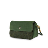 Islander of Scotland the Caithness Clutch Dark Green Herringbone***NEW***