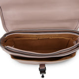 Islander of Scotland Mini Laptop Bag Navy & Beige Tartan