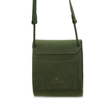 lslander of Scotland Eilidh Handbag in Dark Green Leather & Tartan ***NEW***