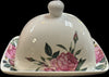 Butter Dish Rose Collection