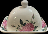 Butter Dish Rose Collection