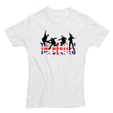 Beatles Jumping UJ Fitted T-Shirt: White / Large