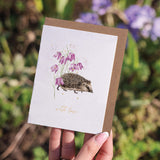 Wrendale HedgeHog Small Card "With Love"
