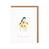 Wrendale Wren bird Small Card " Thinking of You"