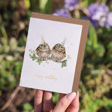 Wrendale Little Sentiments Card Party Owl Night