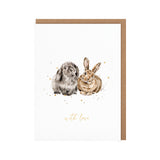 Wrendale Little Sentiments Card Some Bunny to Love