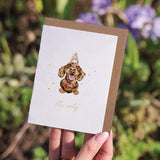 Wrendale Little Sentiments Card Waggy Tails and Barks
