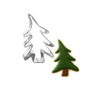 COOKIE CUTTER CHRISTMAS TREE Tall 3.5 inch