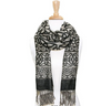 Trinity Knot Black Scarf 28"x70"