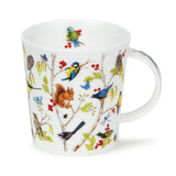 Dunoon Lomond Shape Secret Wood (Blue Tit Bird) Mug 11oz