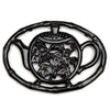 Bamboo Enameled Cast Iron Tea Trivet